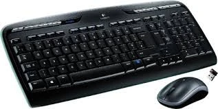 Klaviatūra „Logitech MK330 Wireless Desktop Combo Combo“ ispaniškas išdėstymas