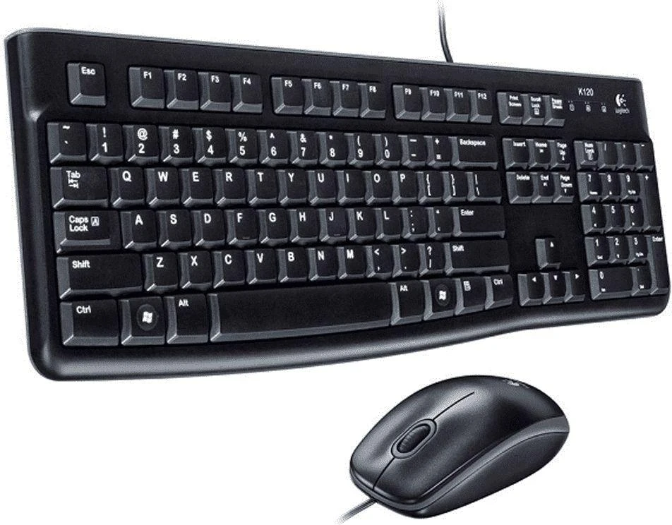 Laidinis klaviatūros ir pelės komplektas Logitech MK120, Nordic išdėstymas