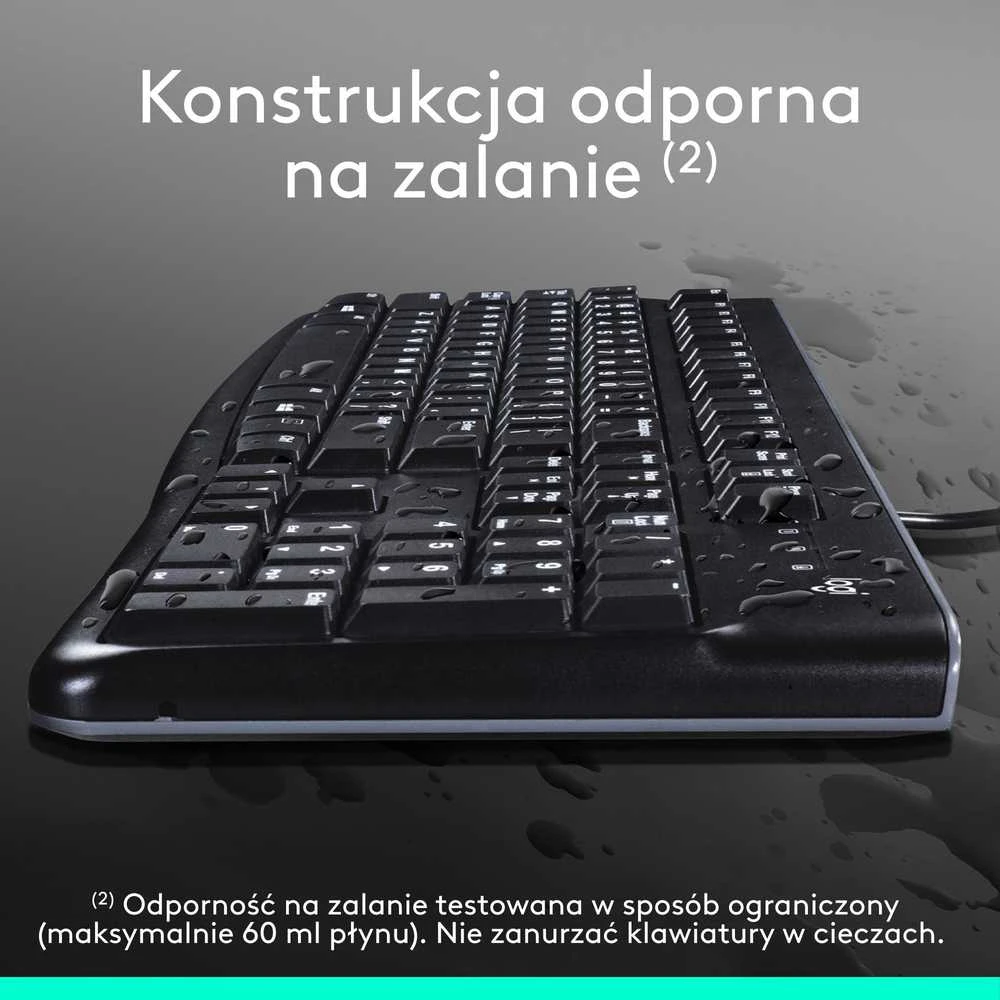 Laidinis klaviatūros ir pelės komplektas Logitech MK120, International išdėstymas