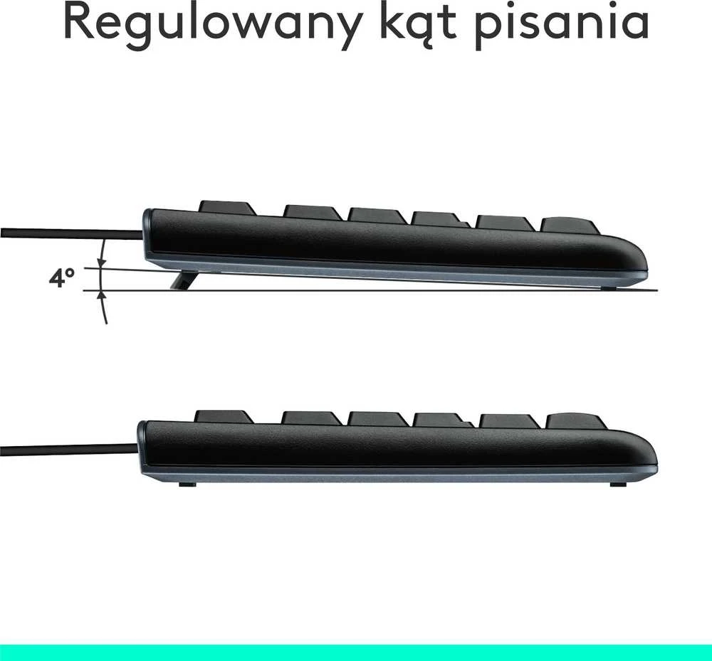 Laidinis klaviatūros ir pelės komplektas Logitech MK120, International išdėstymas