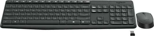 Logitech MK235 Belaidė Klaviatūra ir pelė - Pilkas-HUN-2.4GHZ-INTNL