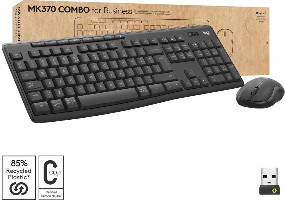 Klaviatūra Logitech MK370 COMBO verslui/