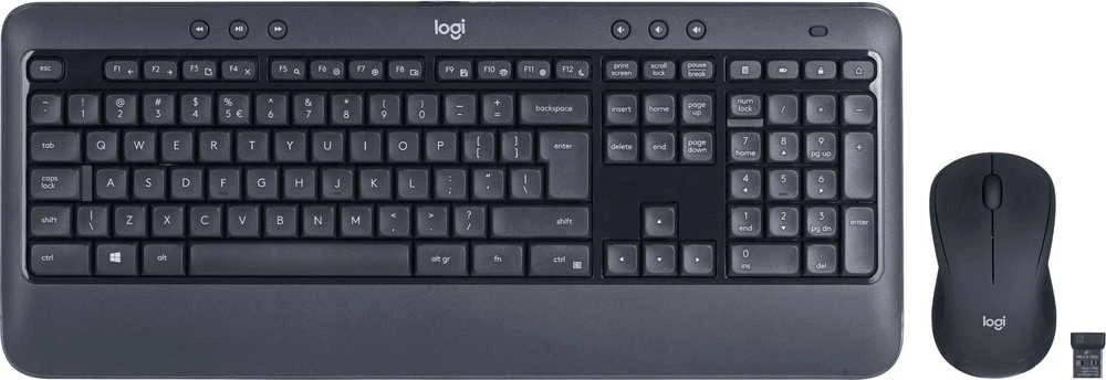Belaidis pelės ir klaviatūros rinkinys Logitech MK540 Advanced, išdėstymas: Ispanų k. (Qwerty)