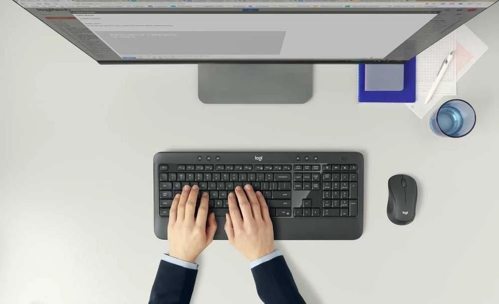 Belaidis pelės ir klaviatūros rinkinys Logitech MK540 Advanced, išdėstymas: Prancūzų (Azerty)