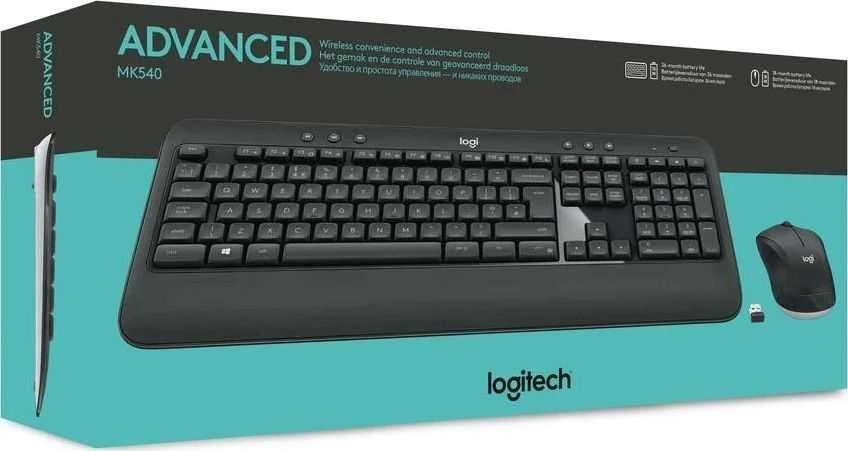 Belaidis pelės ir klaviatūros rinkinys Logitech MK540 Advanced, išdėstymas: Prancūzų (Azerty)