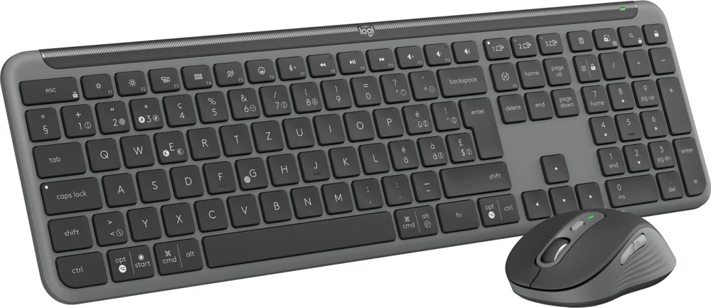 Klaviatūra Logitech SGN SLIM COMBO MK950 BUSINESS - GRAPHITE - CH - CENTRAL-419