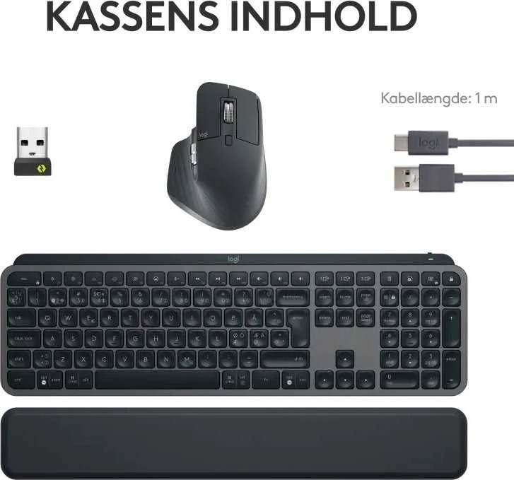 Klaviatūra „Logitech MX Keys S Performance Combo“ klaviatūros ir pelės rinkinys