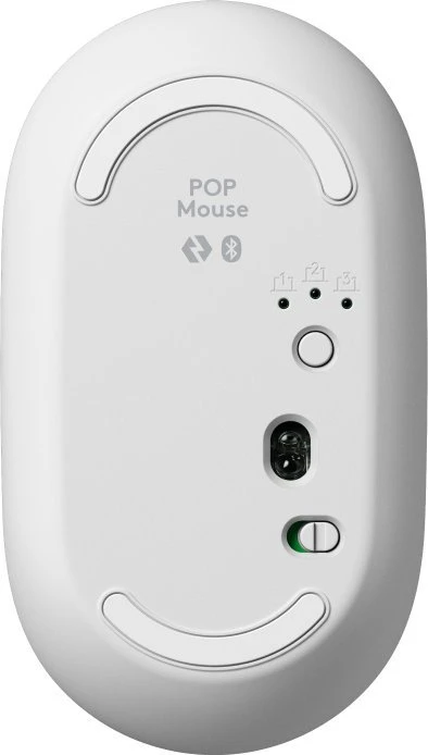 Klaviatūra LOGITECH POP ICON COMBO - OFF Baltas - US INT'L - BT - INTNL-973