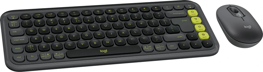 Klaviatūra LOGITECH POP ICON COMBO – GRAFITE – JAV INT'L – BT – INTNL-973