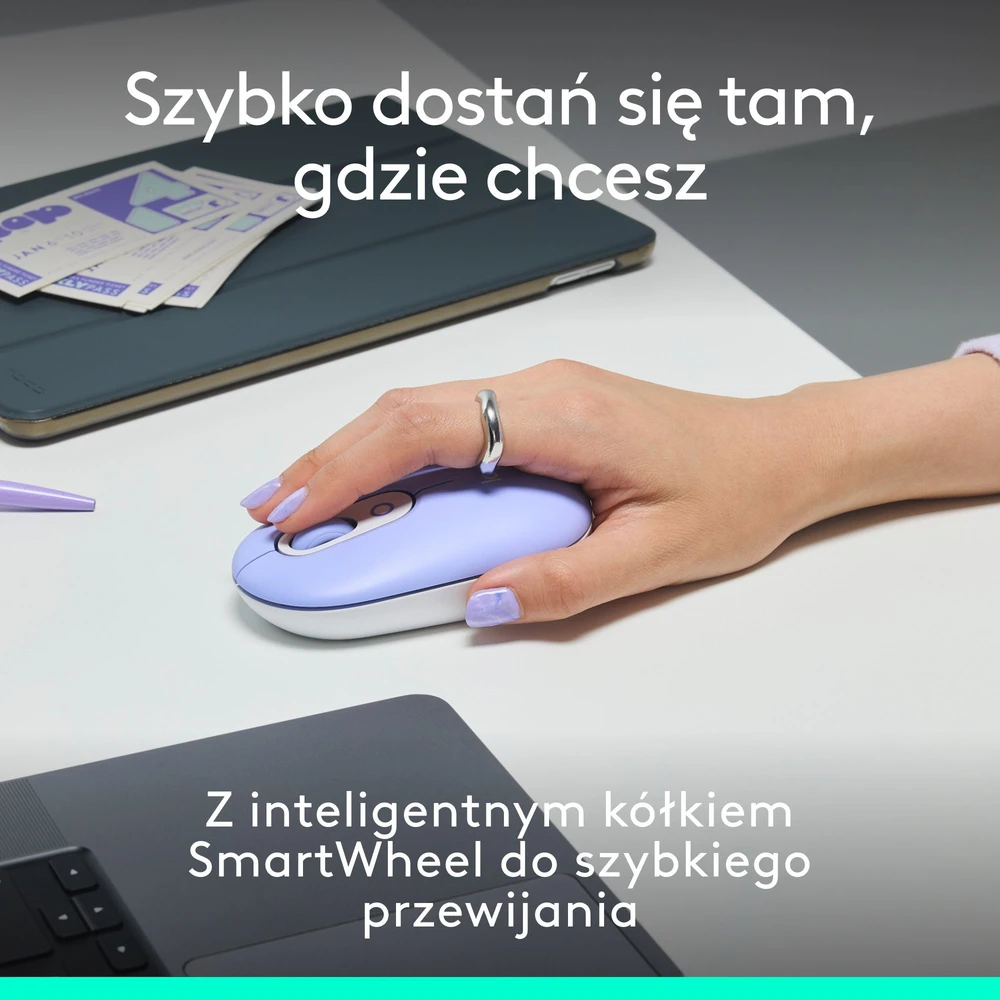 Kilimėlis Logitech POP ICON Combo Violetinis