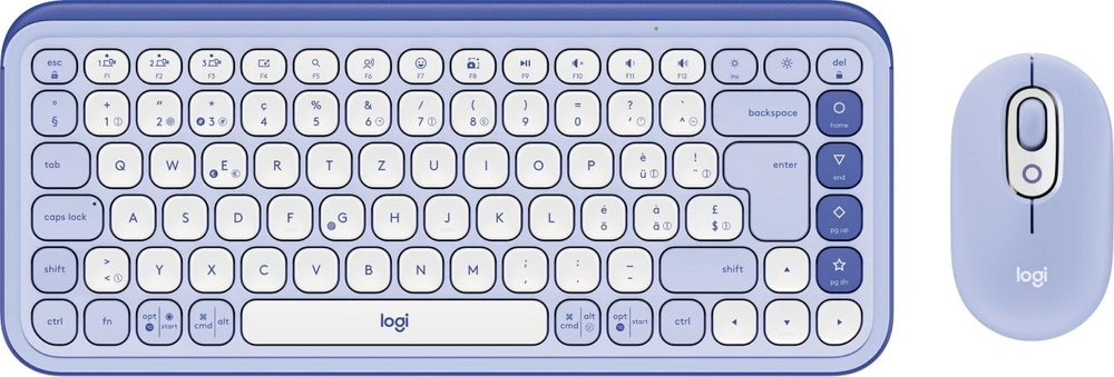 Logitech POP ICON COMBO Pelė AND KB - LILAC - CH - CENTRAL-419