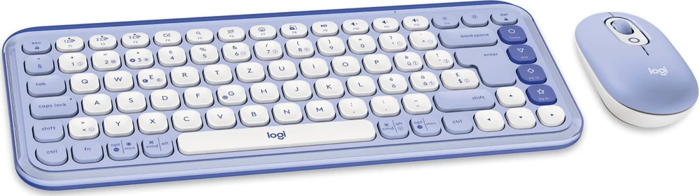 Logitech POP ICON COMBO Pelė AND KB - LILAC - CH - CENTRAL-419