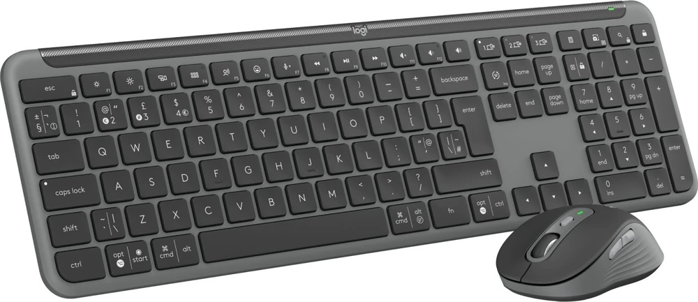Klaviatūra ir pelė Logitech Signature Slim MK950 grafito (920-012511)