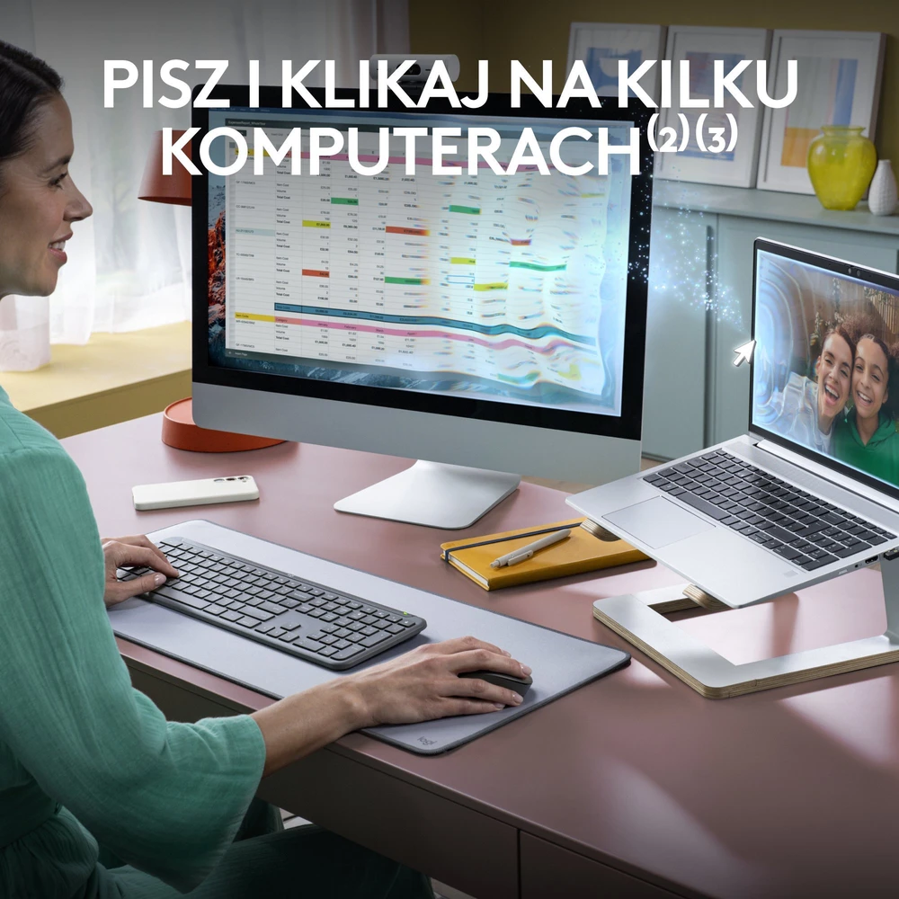 Klaviatūra ir pelė Logitech Signature Slim Combo MK950