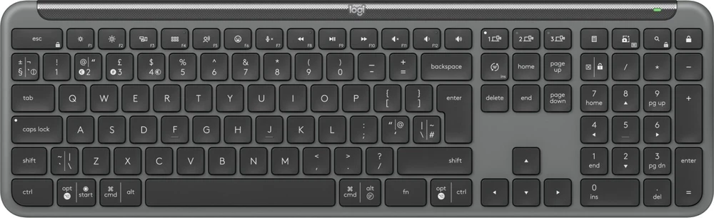 Klaviatūra ir pelė Logitech Signature Slim MK950 grafito (920-012511)