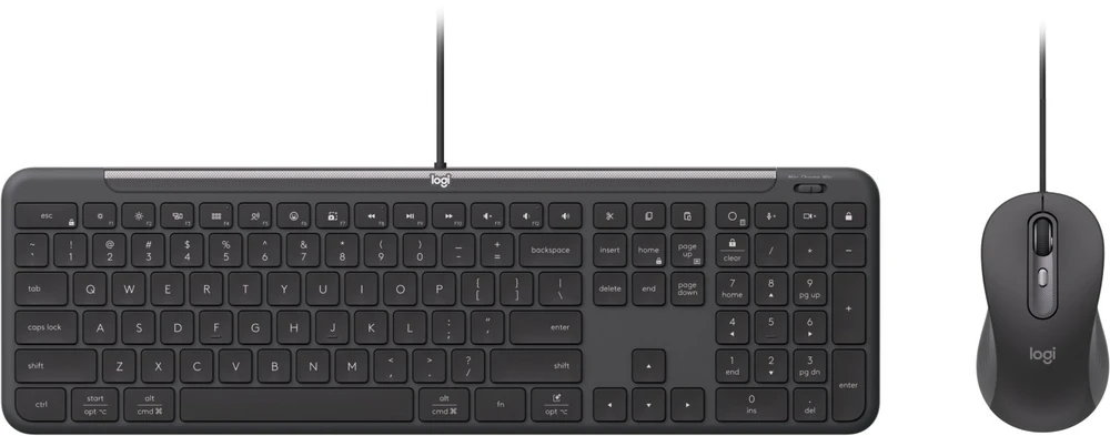 Klaviatūra Logitech su laidu COMBO MK620 verslui - GRAPHITE - DEU - CENTRAL-419