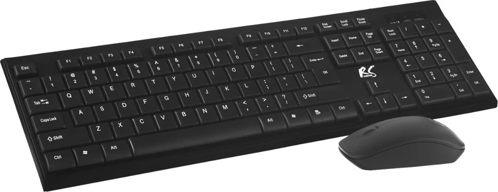 nano rs NanoRS Belaidė klaviatūra ir pelė Combo with Ergonomic Design – RS580 for Smooth and Efficient Use