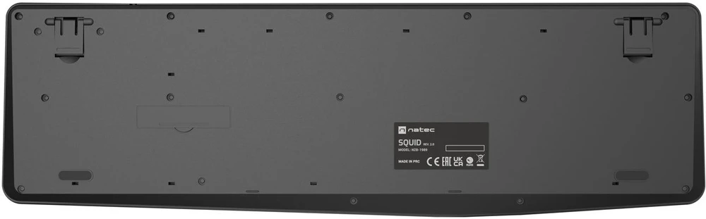 Natec | Klaviatūra ir pelė | Squid 2in1 Bundle | Klaviatūros ir pelės rinkinys | Wireless | Belaidė jungtis | US | Juodas