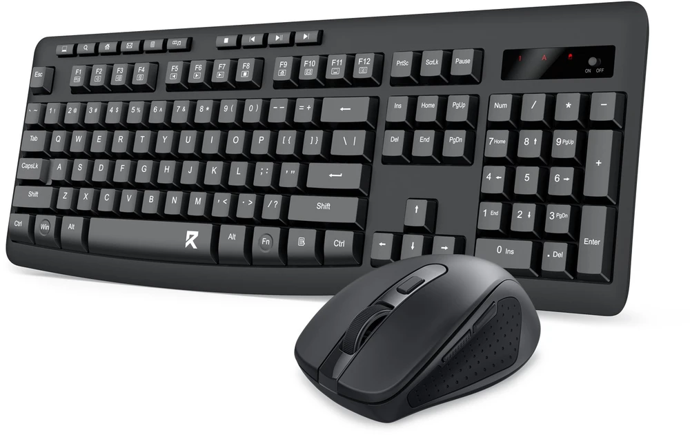 Rinkinys Klaviatūra su pele Redragon BS-7367-B belaidė juoda