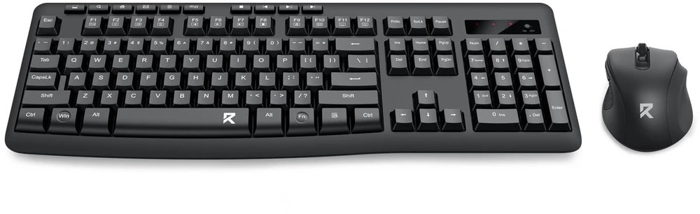 Rinkinys Klaviatūra su pele Redragon BS-7367-B belaidė juoda