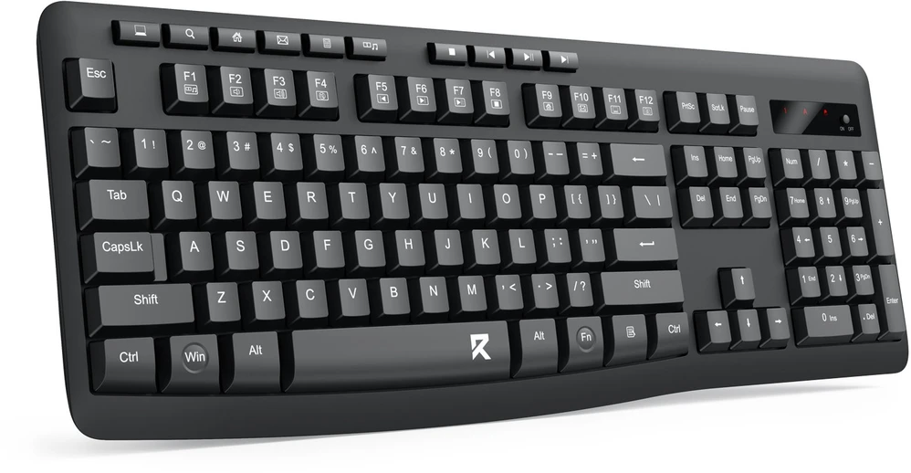 Rinkinys Klaviatūra su pele Redragon BS-7367-B belaidė juoda