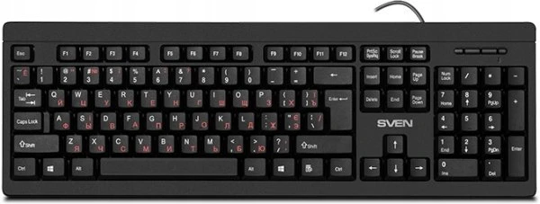 Sven Klaviatūra ir pelė KB-S320C juodas (104 keys, 1000DPI, 2+1 bt.)