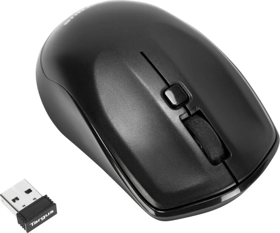 Klaviatūra ir pelė Targus Targus AKM610UK klaviatūra Dołączona myszka Uniwersalne RF belaidė QWERTY Angielski Juodas