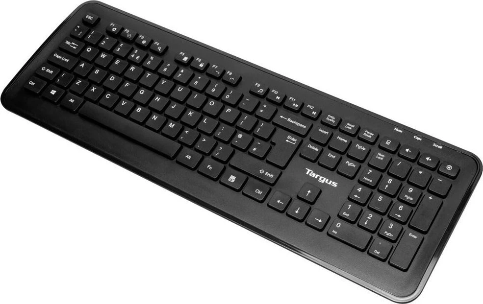 Klaviatūra ir pelė Targus Targus AKM610UK klaviatūra Dołączona myszka Uniwersalne RF belaidė QWERTY Angielski Juodas