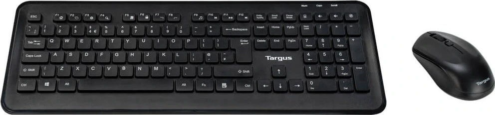 Klaviatūra ir pelė Targus Targus AKM610UK klaviatūra Dołączona myszka Uniwersalne RF belaidė QWERTY Angielski Juodas