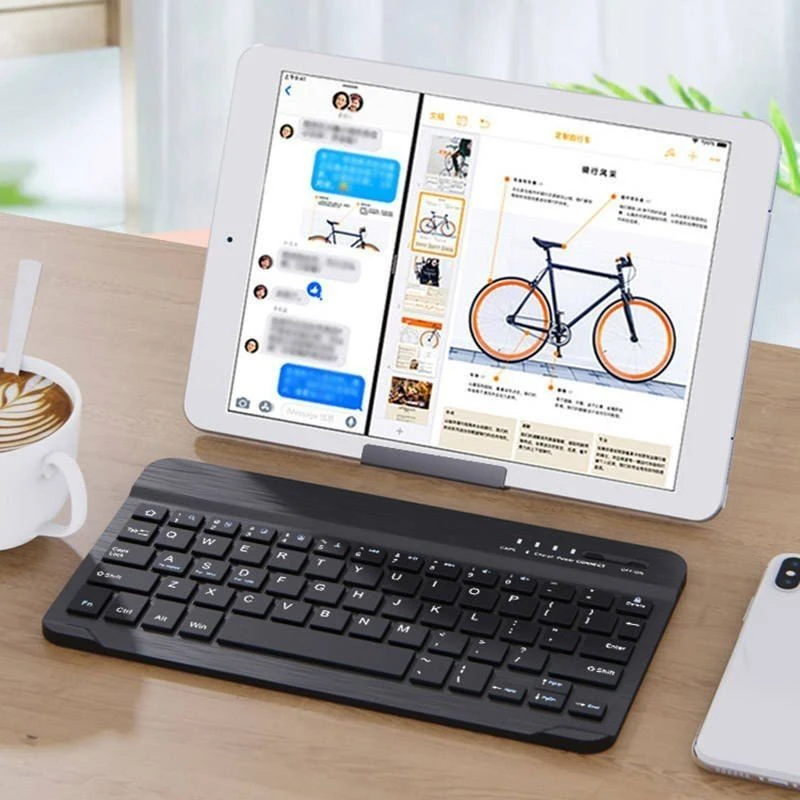 Kaku KSC-339 10 colių Bluetooth belaidė klaviatūra, skirta iOS / Android / Windows įrenginiams / Juodas