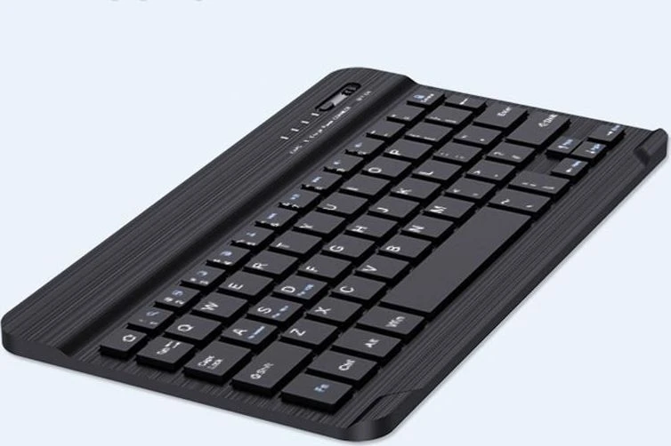 Ikaku Kaku KSC-339 10 colių Bluetooth belaidė klaviatūra, skirta iOS / Android / Windows įrenginiams / Juodas