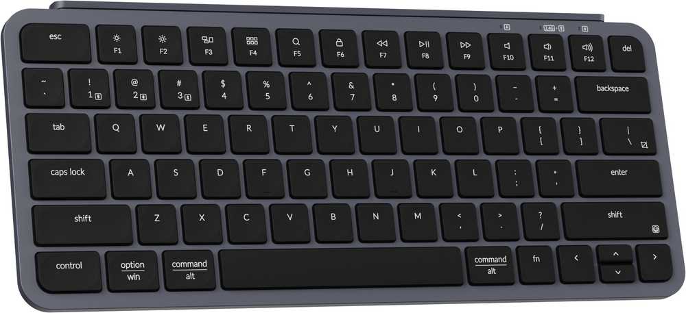 Klaviatūra Keychron B1 Pro 75% membraninis erdvės pilkas