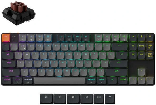 Belaidė klaviatūra K1 RGB/Juodas K1X-B3 KEYCHRON