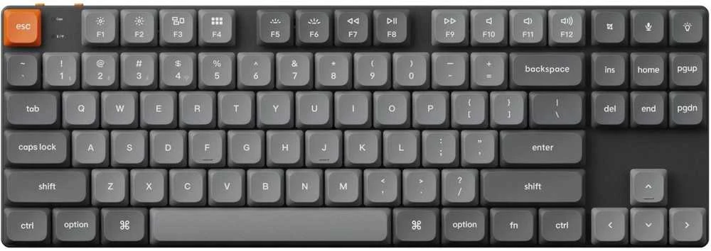Klaviatūra Keychron K1 Max 80% TKL Brown Switch Hot-Swap Juodas