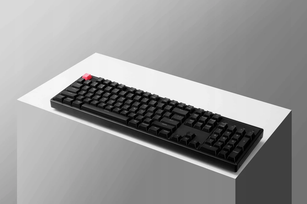 Klaviatūra žaidimams Keychron K10 V2 Keychron Super Raudona belaidė mechaninė su pašvietimu juoda