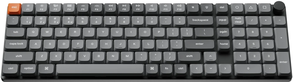 Klaviatūra Keychron K17M-A3 96% Low Profile Gateron Hot-Swap