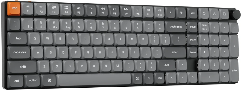 Klaviatūra Keychron K17M-A3 96% Low Profile Gateron Hot-Swap