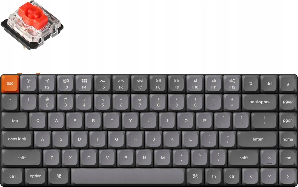 Keychron K3 MAX bevielė mechaninė 75% klaviatūra (K3M-H1)