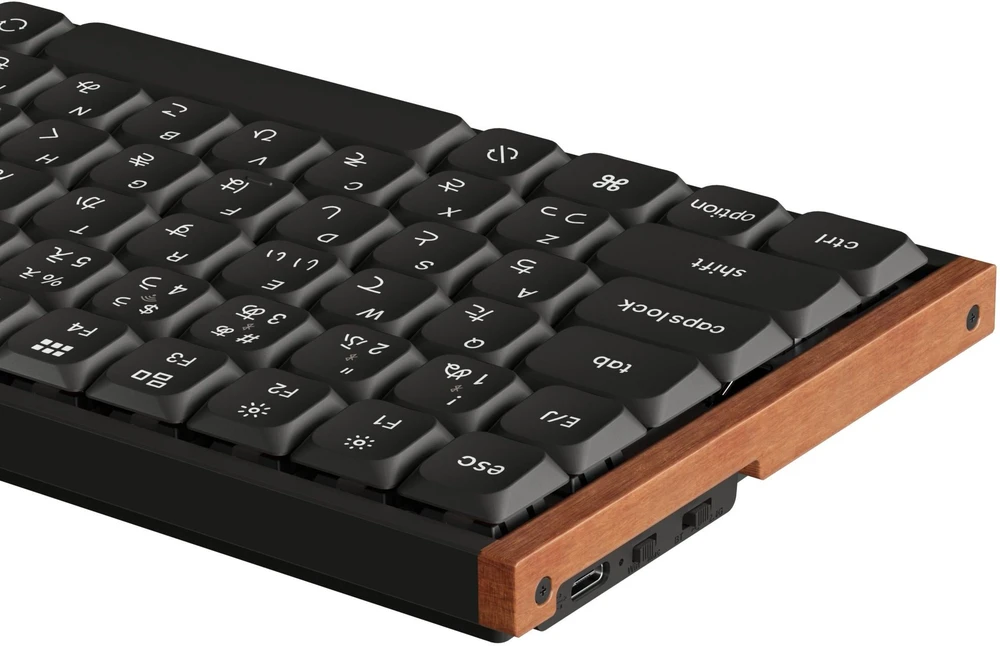 Klaviatūra žaidimams Keychron K3U-H3 75% Milk POM Brown Switch 8K