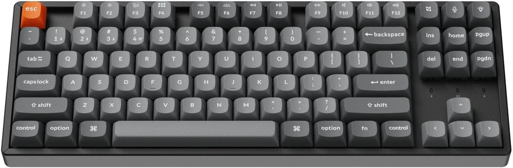 Keychron K8 Max QMK/VIA Wireless RGB – US išdėstymas – Hot-Swappable Super Raudona (K8M-H1) Belaidė Žaidimų Klaviatūra