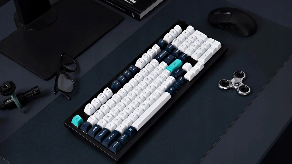 Klaviatūra žaidimams Keychron Q5M-M1 96% Raudona Switch RGB Hot-Swap