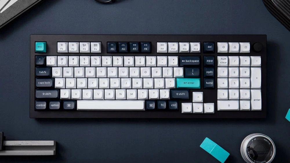 Klaviatūra žaidimams Keychron Q5M-M1 96% Raudona Switch RGB Hot-Swap