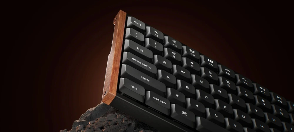 Klaviatūra žaidimams Keychron K3U-H1 75% Milk POM Raudona Switch 8K