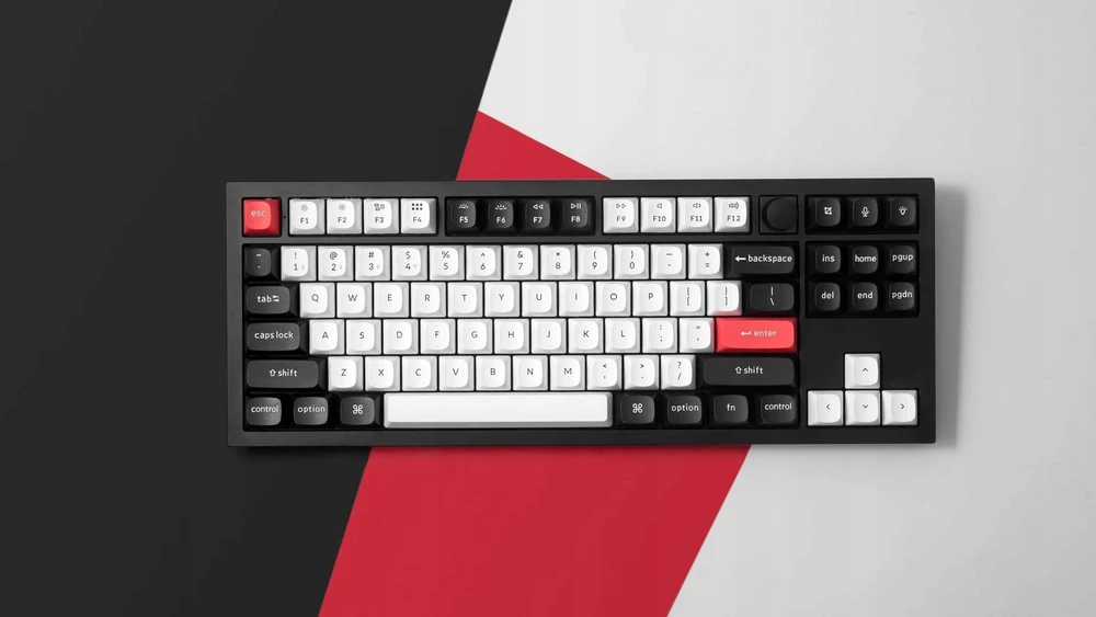 Keychron Q3 HE Wireless (Q3H-M1) - US išdėstymas - Gateron Magnetic Nebula - Carbon Juodas (Juoda) Magnetinė Belaidė Žaidimų Klaviatūra