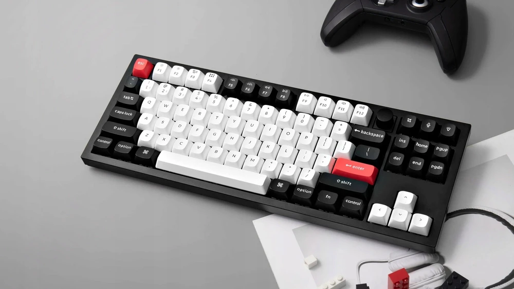 Keychron Q3 HE Wireless (Q3H-M1) - US išdėstymas - Gateron Magnetic Nebula - Carbon Juodas (Juoda) Magnetinė Belaidė Žaidimų Klaviatūra