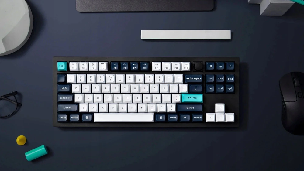 Klaviatūra Keychron Q3 Max (Carbon Juodas) - Gateron Jupiter Raudona Switches