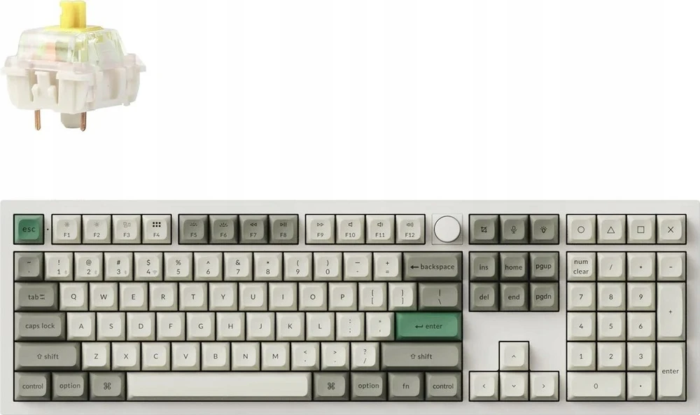 Keychron Q6 Max 100% belaidė mechaninė klaviatūra (Q6M-P4)