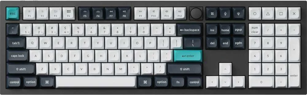 Keychron Q6 Max 100% belaidė mechaninė klaviatūra (Q6M-M4)