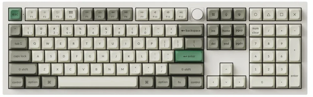 Keychron Q6 Max 100% belaidė mechaninė klaviatūra (Q6M-P4)