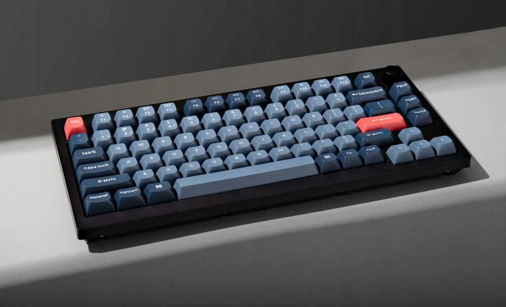 Keychron V1 Max Gateron Raudona Switch Belaidė Klaviatūra